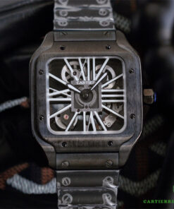 Swiss Exact Newest Cartier Santos Hollow Series