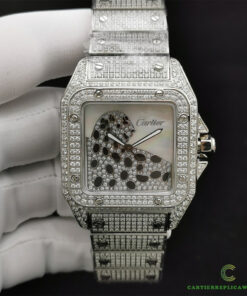 Swiss Exact Design Cartier Santos Series Gypsophila Watch