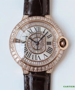 Swiss Exact Cheap Cartier Blue Balloon Diamond Gypsophila Watch