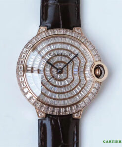 Swiss Exact Perfect Cartier Blue Balloon Diamond Gypsophila Watch