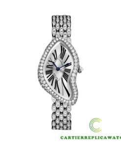 Replica Cartier Hpi00654 Unique 18 Carat White Gold Case - Bracelet Band