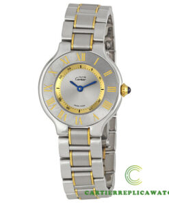 Replica Cartier Must 21 W10073r6 Round Two-tone Stainless Steel Case - Bracelet Band
