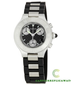 Replica Cartier Must 21 W10198u2 Round Stainless Steel Case - Strap Band