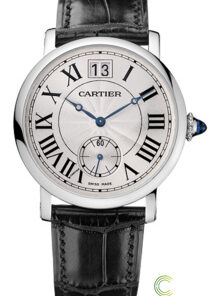 Replica Cartier Rotonde De Cartier W1552851 Round 18kt White Gold Case - Strap Band