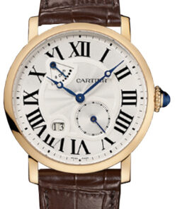 Replica Cartier Rotonde De Cartier W1556203 Round 18kt Rose Gold Case - Strap Band