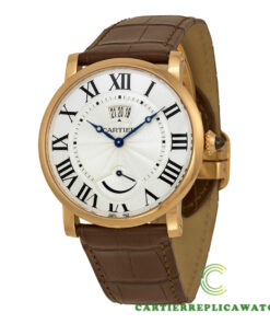 Replica Cartier Rotonde De Cartier W1556252 Round 18kt Rose Gold Case - Strap Band