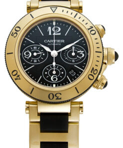 Replica Cartier Pasha De Cartier W301970m Round 18kt Yellow Gold Case - Strap Band