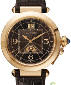 Replica Cartier Pasha De Cartier W3030001 Round 18kt Pink Gold Case - Strap Band