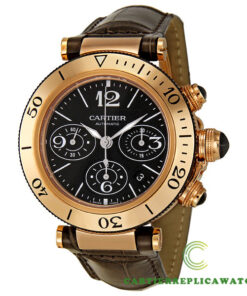 Replica Cartier Pasha De Cartier W3030018 Round 18kt Rose Gold Case - Strap Band