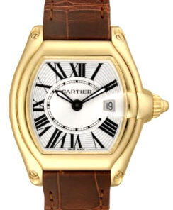 Replica Cartier Roadster W62018y5 Tonneau 18kt Yellow Gold Case - Strap Band