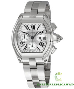 Replica Cartier Roadster W62019x6 Tonneau Stainless Steel Case - Bracelet Band