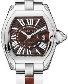 Replica Cartier Roadster W6206000 Tonneau 18kt White Gold Case - Bracelet Band