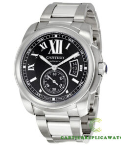 Replica Cartier Calibre De Cartier W7100016 Round Stainless Steel Case - Bracelet Band