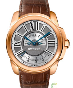 Replica Cartier Calibre De Cartier W7100025 Round 18 Kt Rose Gold Case - Strap Band