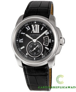 Replica Cartier Calibre De Cartier W7100041 Round Stainless Steel Case - Strap Band