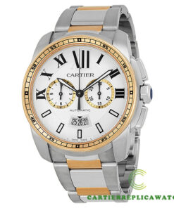 Replica Cartier Calibre De Cartier W7100042 Round Stainless Steel Case - Bracelet Band
