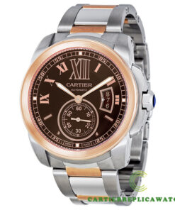 Replica Cartier Calibre De Cartier W7100050 Round Stainless Steel Case - Bracelet Band