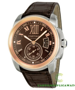 Replica Cartier Calibre De Cartier W7100051 Round Stainless Steel Case - Strap Band