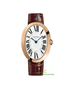 Replica Cartier Baignoire W8000002 Oval 18kt Rose Gold Case - Strap Band