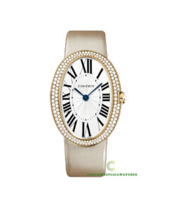 Replica Cartier Baignoire Wb520005 Oval 18 Kt Rose Gold Case - Strap Band