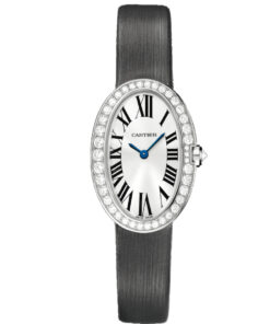 Replica Cartier Baignoire Wb520008 Oval 18 Kt White Gold Case - Strap Band