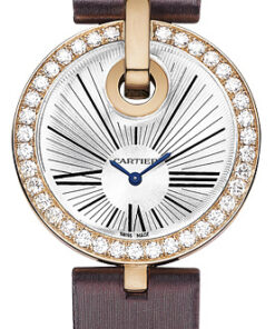 Replica Cartier Wg600011 Round 18kt Rose Gold Case - Strap Band