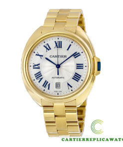 Replica Cartier Cle Wgcl0003 Round 18kt Yellow Gold Case - Bracelet Band