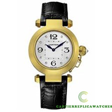 Replica Cartier Wj11891 Round Yellow Gold Case - Strap Band