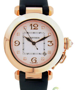 Replica Cartier Pasha De Cartier Wj11913g Round 18kt Rose Gold Case - Strap Band