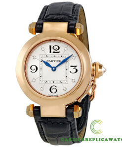 Replica Cartier Pasha De Cartier Wj11913g Round 18kt Rose Gold Case - Strap Band