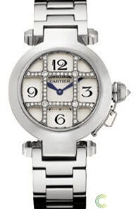 Replica Cartier Pasha De Cartier Wj11934g Round 18kt White Gold Case - Bracelet Band