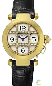 Replica Cartier Pasha De Cartier Wj11951g Round 18kt Yellow Gold Case - Strap Band