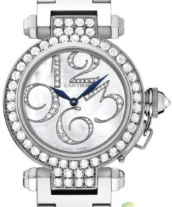 Replica Cartier Pasha De Cartier Wj12320g Round 18kt White Gold Case - Bracelet Band