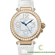 Replica Cartier Pasha De Cartier Wj124005 Round 18kt Rose Gold Case - Strap Band