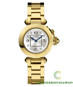 Replica Cartier Pasha De Cartier Wj124015 Round 18k Yellow Gold Case - Bracelet Band