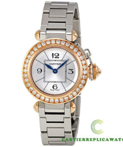 Replica Cartier Pasha De Cartier Wj124021 Round Stainless Steel Case - Bracelet Band
