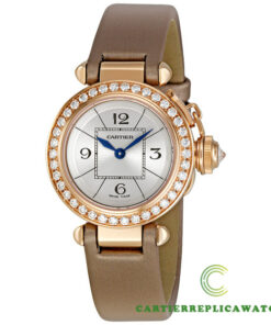 Replica Cartier Pasha De Cartier Wj124026 Round 18k Rose Gold Case - Strap Band