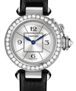 Replica Cartier Pasha De Cartier Wj124027 Round 18kt White Gold Case - Strap Band