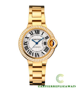Replica Cartier Wjbb0002 Round 18 Carat Yellow Gold Case