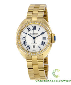 Replica Cartier Wjcl0004 Round 18kt Yellow Gold Case - Bracelet Band