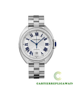 Replica Cartier Wjcl0008 Round 18 Carat White Gold Case - Bracelet Band