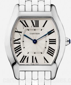 Cartier Tortue W1556367 30mm White Dial Quartz