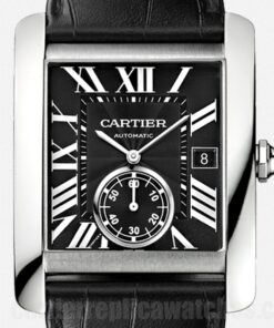 Cartier Tank MC Black Dial 36mm W5330004 Black-tone Date, Hour, Minute