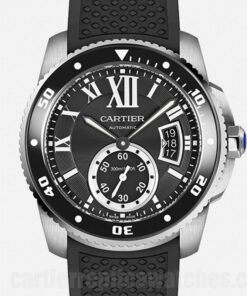 Cartier Calibre 42mm W7100056 Black Dial Date, Hour, Minute
