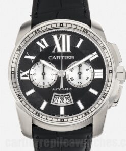 Cartier Calibre 42mm W7100060 Black Dial Black-tone