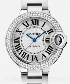 Cartier Ballon Bleu WE902065 Silver White Dial 33mm Automatic