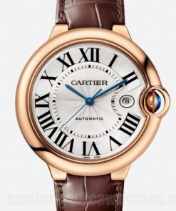 Cartier Ballon Bleu White Dial 42mm WGBB0030 Brown-tone