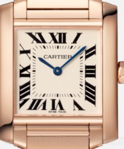 Cartier Tank Francaise White Dial WGTA0030 25mm Rose Gold-tone