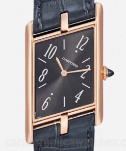 Cartier Tank Asymetrique Black Dial 26mm WGTA0043 Quartz