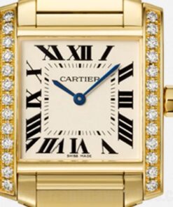 Cartier Tank Francaise WJTA0025 White Dial 25mm Hour, Minute